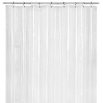 72"x72" Water Repellant Bathroom Shower Curtain Waterproof Transparent Curtain PEVA