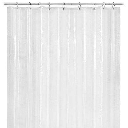 72"x72" Water Repellant Bathroom Shower Curtain Waterproof Transparent Curtain PEVA