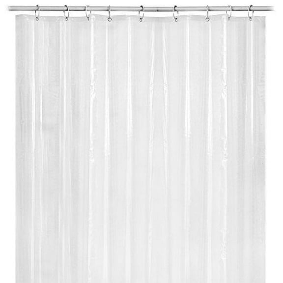 72"x72" Water Repellant Bathroom Shower Curtain Waterproof Transparent Curtain PEVA