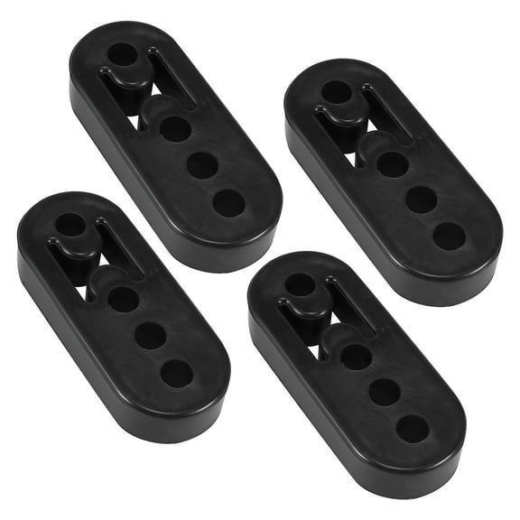 4pcs Exhaust Rubber Hanger Muffler Bushing Tail Pipe Rubber Hanger 1/2" 4 Holes