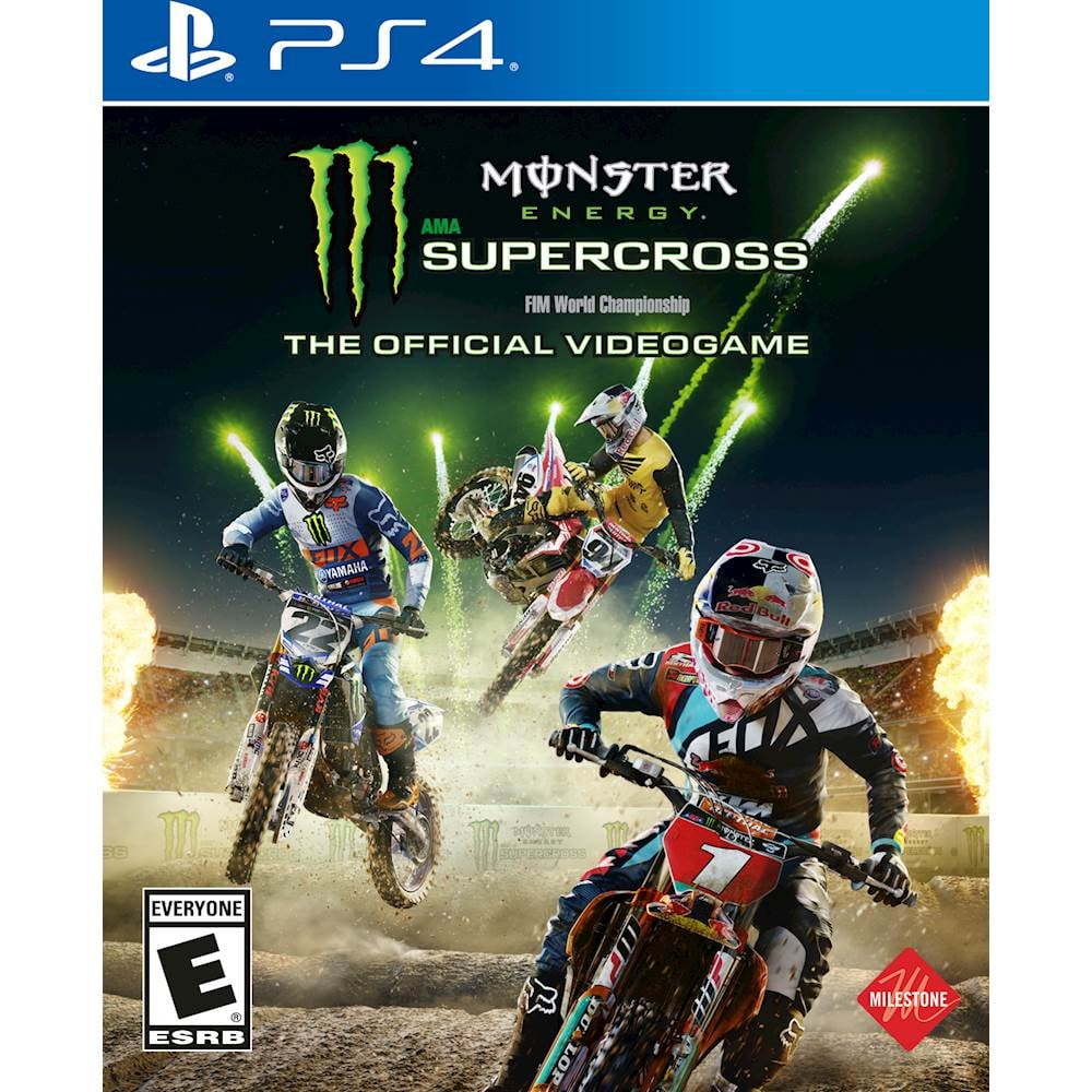 PS4本体+MOSTERHUTERWORLD+Rainbow6siege Monster Energy Supercross Official Game, Square Enix