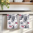 thumbnail image 7 of Vintage London Kitchen Towels Set of 4, Farmhouse Coffee Country Absorbent Dish Towels for Kitchen, Microfiber Hand Towel, Quick Drying Tea Towel for Cleaning Decorative Dishcloths, 7 of 7