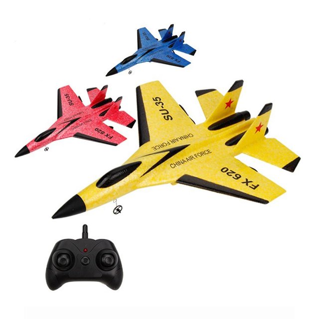 Su 35 Avion Rc Remote Control Airplane Controller Su-35 Fighter Model Plane Kids zhangyuxiang LED
