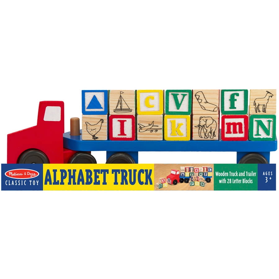 melissa and doug alphabet truck