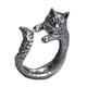 thumbnail image 3 of Anillo de apertura Anillo en forma de gato animal para días festivos Favores de fiesta de uso diario Fernando Anillo de apertura, 3 of 8