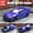 Premium Blue, variant on 1:32 Scale Die-Cast Sports Car Model, Street Racing Replica with Openable Hood & Door, Collectible Display Piece