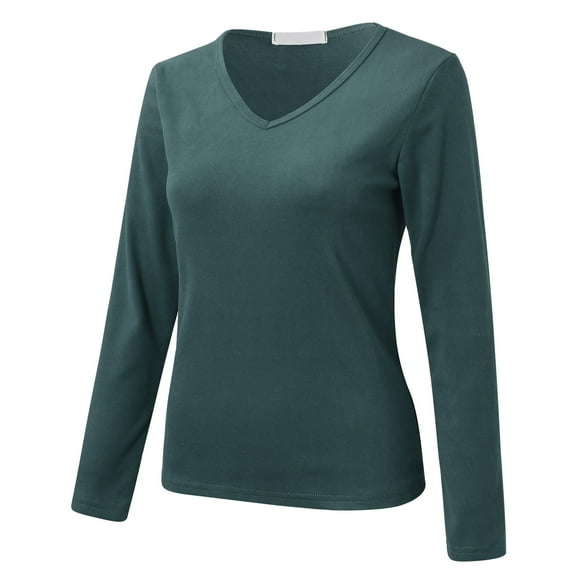 Thermal Underwear Top Women Thermal Top for Women Men's Thermal Long Ultra Soft Top And Bottom Crew Neck Lined Slim Thermal for Men E Cold Tops Thermal Women Top V Neck Long Sleeve Winter
