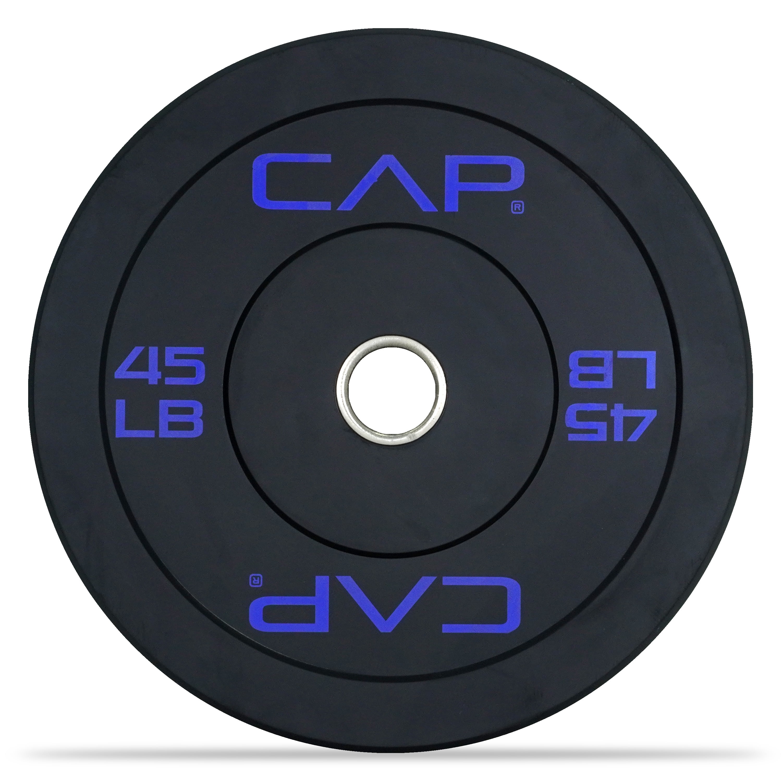 CAP 160lb Olympic Bumper Plate Weight Bundle, (2 x 10lb, 2 x 25lb and 2 x 45lb Plates)