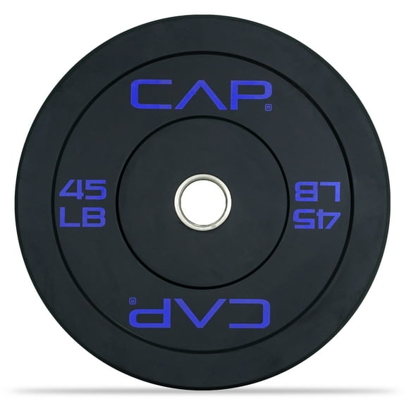 CAP Barbell Olympic Rubber Bumper 45 lb Plate