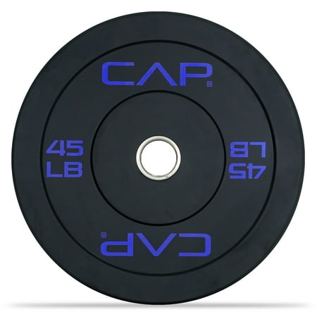 CAP Barbell Olympic Rubber Bumper Plates (Pairs/Singles by sizes)