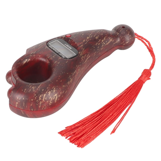 Contador de cuentas digitales con función de reinicio, bajo nivel de ruido, apagado automático, portátil, compacto, Tasbih digital para oración islámica musulmana, tipo 2