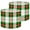 Color 2, variant on Linen Drum Lampshades Classic Red Green Plaid Subtle Gray Tones Christmas 13"x13"x10" Light Shade for Table Lamps Floor Lamps Drum Lamp Shades Lampshade Replacement Assembly Required