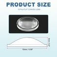 thumbnail image 2 of Uxcell Diameter 15mm Flat Convex Lens, 15 Pcs Height 5mm PMMA Acrylic LED Optical Convex Condenser Lens with Edge for Flashlight Car Bike Head Lamp Spotlight, Transparent, 2 of 6