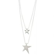 Milue Hollow Star Pendant Necklace Hollow Star Pendant Necklace Sweater Chain Jewelry