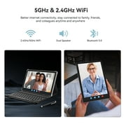 Android 15 Tablet,10 Inch Android Tablet,128GB+24GB+1TB Expand,5G WiFi,Octa-Core,Unisoc T606 CPU,7000mAh,BT 5.0,GPS,13MP+8MP Dual Camera,Face Unclock,HD Display,Touchscreen,Tablet with Keyboard