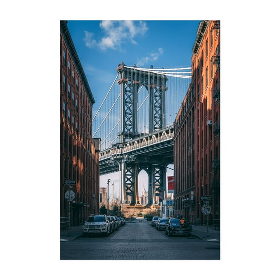 Manhattan Bridge, DUMBO 02 - Manhattan New York Photography Unframed Wall Art Print 5 x 7 inches