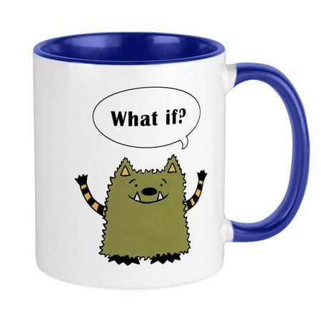 

CafePress - Whatif Monster Mug - Ceramic Coffee Tea Novelty Mug Cup 11 oz