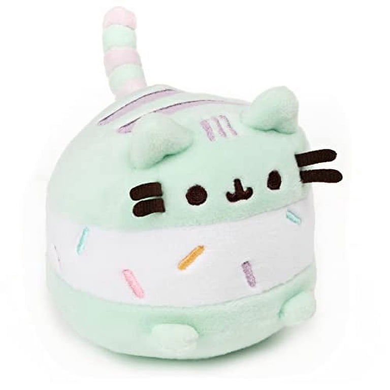 GUND Sprinkle Donut Pusheen Plush - 4" Sweet Dessert Stuffed Cat With Squishy Slow-Rise Fabric