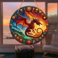 thumbnail image 4 of Decoración del hogar, decoración de habitaciones, decoración de paredes, atrapasoles de dragones, vitrales, colgantes de vitrales, regalos de dragones para hombres, atrapasoles de dragones de fuego pa, 4 of 6