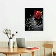 thumbnail image 2 of ARISTURING Black And White Red Rose Poster Canvas Painting Wall Art Living Room Bedroom Home Decoration Mural, 2 of 4