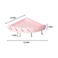 thumbnail image 3 of BAOPAI No Drill Hanging Corner Shelf With 3 Hooks Traceless Adhesive Mount For Kitchen Bathroom Storage Organizer, 3 of 6