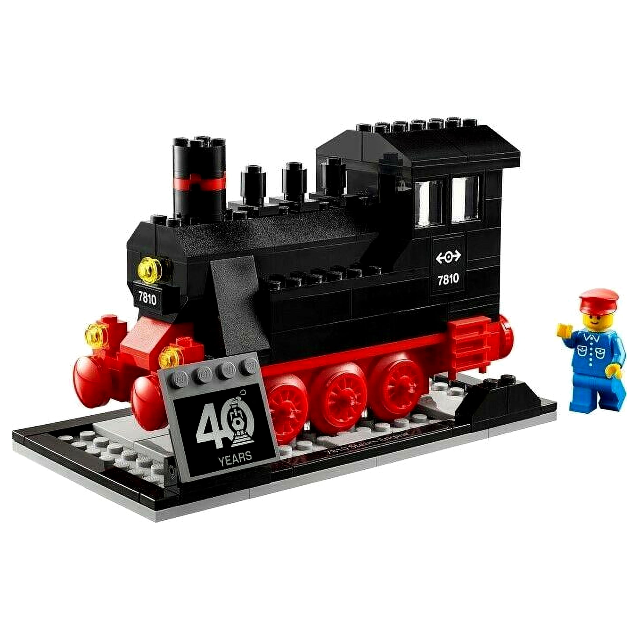 LEGO Steam Engine 40 Years Exclusive 188 Piece Building Set 40370