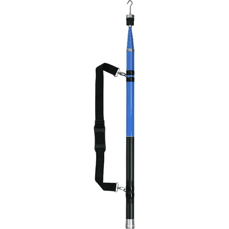 

Jonard Tools RDT-18K - 18 ft Telescoping Extension Pole - High-Density Fiberglass and Enamel Coating Includes C Hook K Hook Adapter Strap and Carrying Pouch Telescoping Pole 18