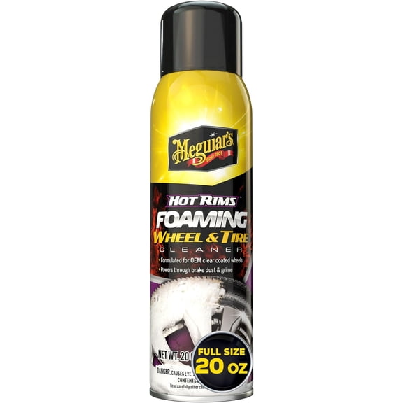 Meguiar's Hot Rims Foaming Wheel & Tire Cleaner, 20 oz