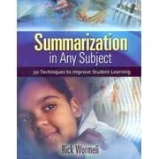 Summarization in Any Subject: 50 Techniques to Improve Student Learning, Pre-Owned (Paperback)