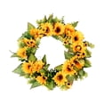 thumbnail image 1 of 45 cm de girasol artificial Puerta Ventana Colgante de pared Primavera Verano decorativa para Interior, 1 of 9