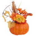 thumbnail image 1 of 4uds. Centros de mesa de espuma de calabaza artificial de cosecha de otoño de Halloween (B), 1 of 3