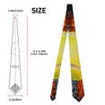 thumbnail image 2 of Fotbe Tennis Ball In Fire And Water Corbata Clásica para Hombre con Estampado – Corbata de Seda Jacquard Tejida, para Negocios, Bodas y Eventos Formales, 2 of 7