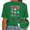 1-Green, variant on Giffimy Women's Green Let Them Coquette Bow Graphic Short Sleeve T-Shirt Oversized Fit Top