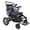 Brown, variant on Alton Mobility - WOLF - Foldable Lightweight Heavy Duty Electric Wheelchair 330 lbs Max Load 500W 13 Miles - BLACK LEATHER