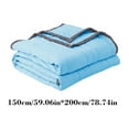 thumbnail image 3 of King Size Cooling Blanket (150x200cm), Ice Silk Summer Quilt for Hot Sleepers, Double Cold Effect Moisture-Wicking Comforter, Modern Home Decor, Cozeii, 3 of 9