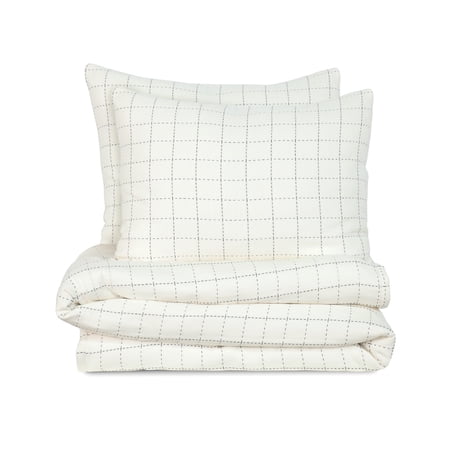 Vellux Yukon Quilted Coverlet Set Twin Ivory