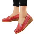 thumbnail image 3 of Sngxgn Women's Ballet Flats Comfortable Flats Shoes for Women(Red,40), 3 of 5