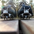 thumbnail image 4 of nieve invierno crampones tacos de hielo apretones zapatos de escalada cubierta antideslizante negro m Sunnimix Tapa de zapatos Spike que se escapa, 4 of 8