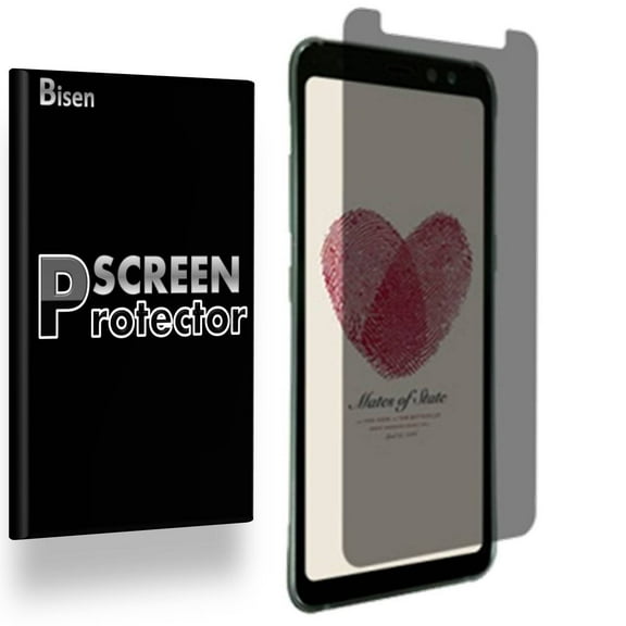 Samsung Galaxy " S8 Active " [2-Pack BISEN] Privacy Anti-Spy Screen Protector, Privacy Film To Keep Your Screen Secret, Anti-Scratch, Anti-Fingerprint