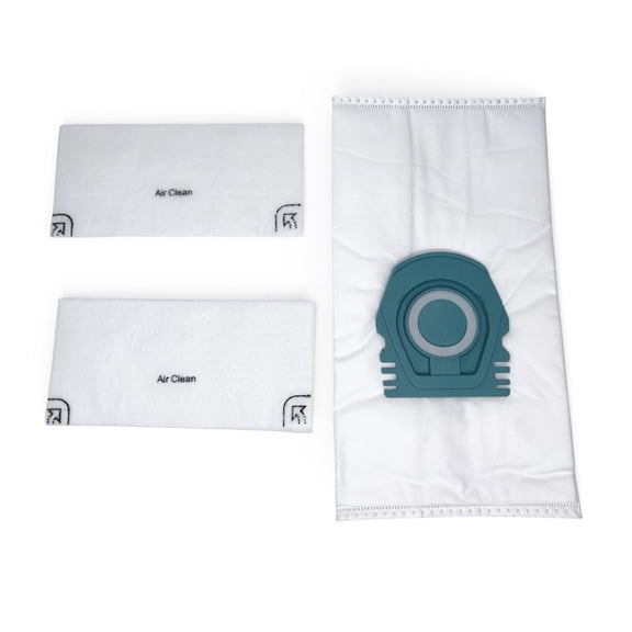 8 Pack Replacement HyClean Air TU Bags   2 Filters. Bags are Compatible with Miele Guard L1 S1 Series