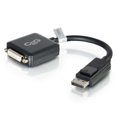 thumbnail image 1 of Cable Adaptador DisplayPort a DVI C2G 20 cm Negro, 1 of 3