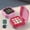 Pink, variant on Mecorevxz Tic-Tac-Toe Bolt Game, 4-in-1 Handheld Puzzle Games Console, Electronic Tic-Tac-Toe Game for Educational and Memory Growth, Portable Travel Games for Car Ride, Board Games(Orange)