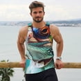 thumbnail image 6 of Salouo Stylish Sunglasses Iguana for Men's Tank Tops,Sleeveless Muscle Shirts for Men Quick Dry Workout Tank Top Gym Muscle Tee Fitness Bodybuilding Sleeveless T Shirt-4X-Large, 6 of 7
