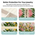 thumbnail image 3 of Mother's Day Travel Portable Square Jewelry Box: Storage Box, Decorative Box, and Jewelry Stand for Rings, Earrings, Necklaces, Bracelets, and More – Ideal for Girls and Women, 3 of 6