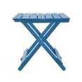 thumbnail image 2 of Small Folding Square Patio Table Set of 2, Outdoor Solid Wood Side Table for Backyard, Balcony, Portable Camping Folding Table Design Space-Saving, 2 of 9