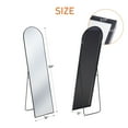 thumbnail image 5 of CONCETTA 59"x16" Arched Full Length Mirror, Full Body Standing Mirror Floor Mirrors, Black, 5 of 9