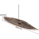 thumbnail image 3 of Incense Holder Ash Catcher, Natural World Long Incense Burner With Snail Incense Holder Home Decor Accessories (red Copper), 3 of 5