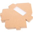 thumbnail image 1 of Triangle Sandwich Boxes Sandwich Packing Boxes for Wrapping 50Pcs Khaki Color, 1 of 5