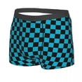 thumbnail image 4 of Novelty Popular Fashion Checkered Plaid Geometric Pattern Boxers Shorts Panties Men's Underpants Comfortable Briefs Underwear, 4 of 7