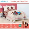 thumbnail image 4 of Disney Moana Ensemble de Literie Grand - 7 Pcs Comprend Ensemble de Draps et Oreiller, 4 of 8